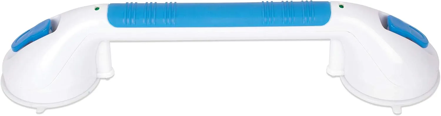Carex Ultra Grip Suction Shower Grab Bar Shower Handle - Dual Locking - Image 2