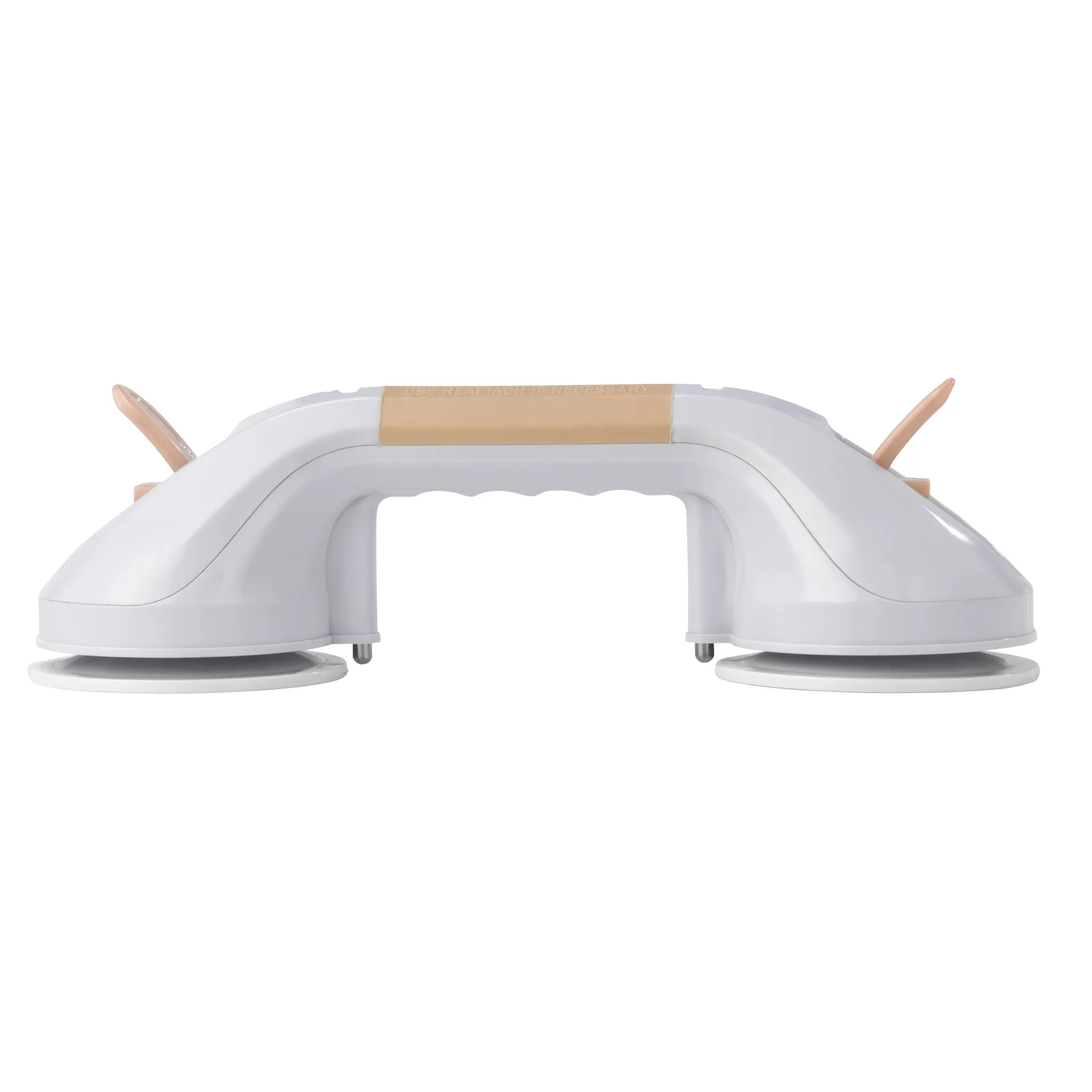 Drive Medical Suction Cup Grab Bar, 12", White and Beige - Image 3