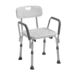 Drive Medical Knock Down Bath Bench with Back and Padded Arms Drive Medical Knock Down Bath Bench with Back and Padded Arms