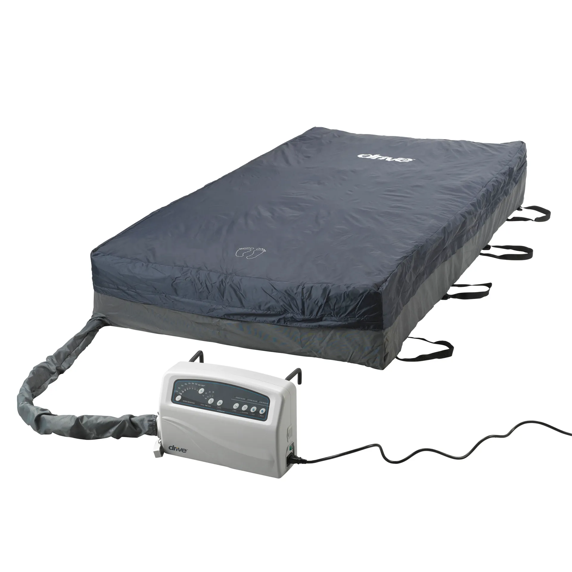 Drive Medical Med Aire Plus Bariatric Heavy Duty Low Air Loss Mattress System - Image 4