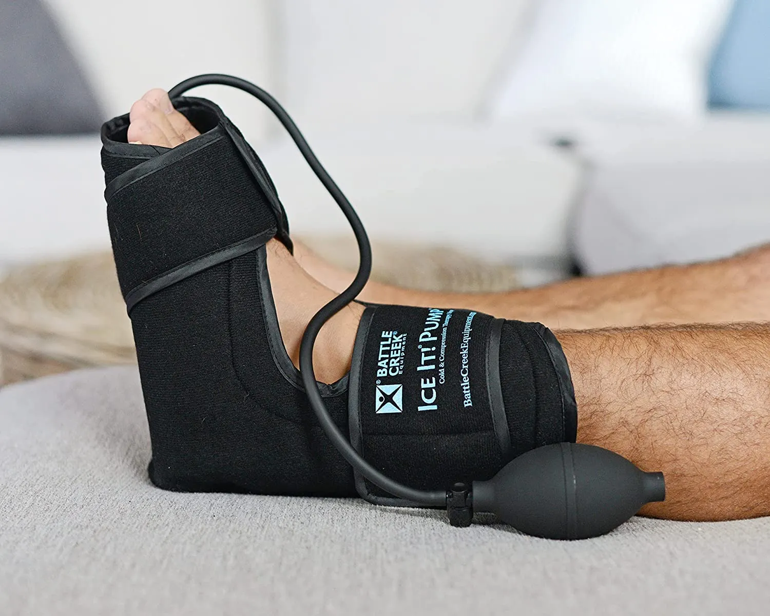 Battle Creek Ice It! Pump - Cold & Compression Therapy Wrap For Foot & Ankle - Image 3