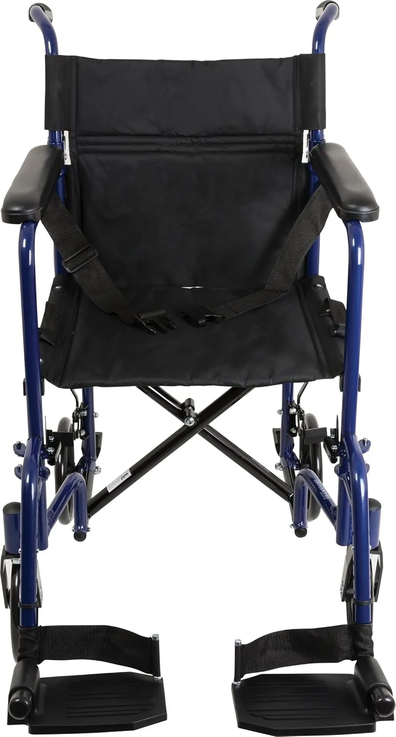 ProBasics Aluminum Lightweight Foldable Transport Chair With 19 inch Seat - Image 9
