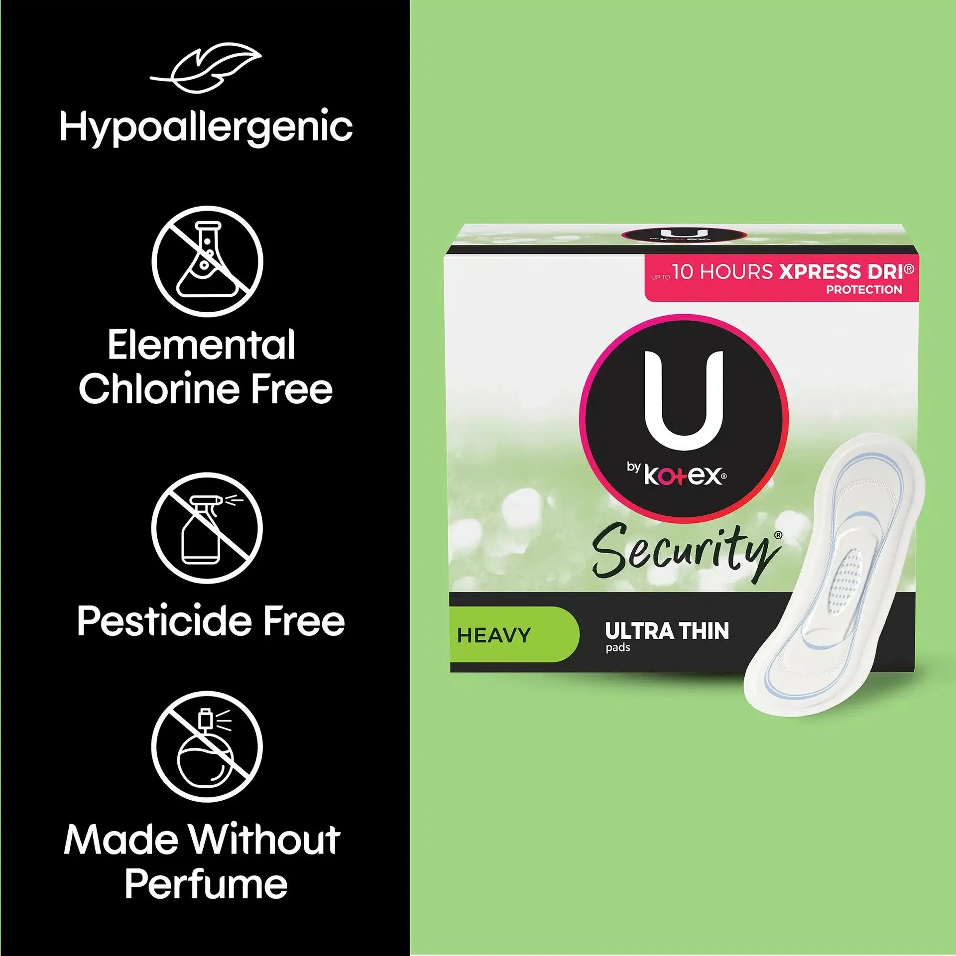 Feminine Pad U by Kotex Security Ultra Thin Heavy Absorbency - Image 4