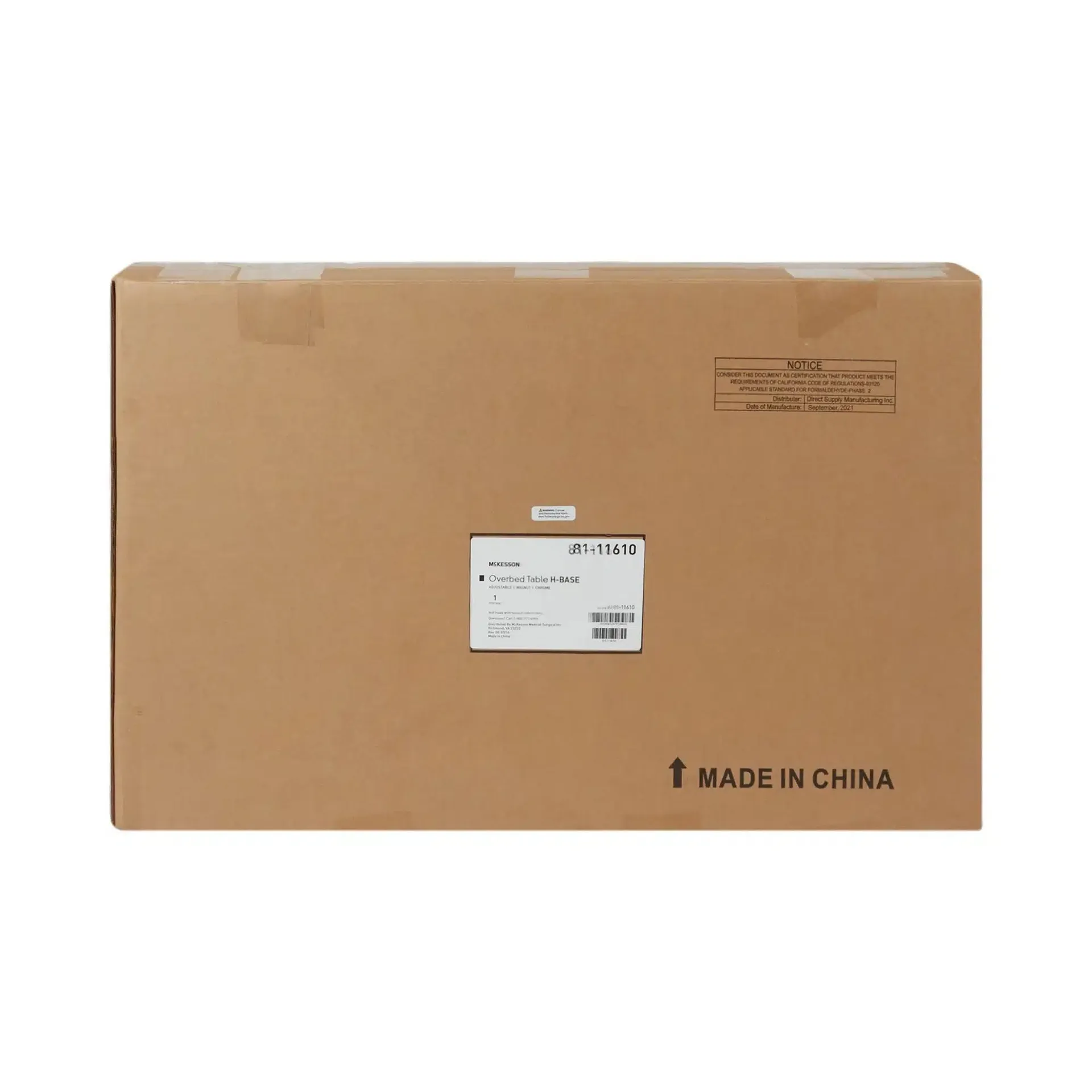 McKesson Overbed Table, Non-Tilt, Spring-Assisted Lift - Image 6