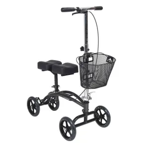 Drive Medical Dual Pad Steerable Knee Walker Knee Scooter with Basket, Alternative to Crutches Drive Medical Dual Pad Steerable Knee Walker Knee Scooter with Basket, Alternative to Crutches
