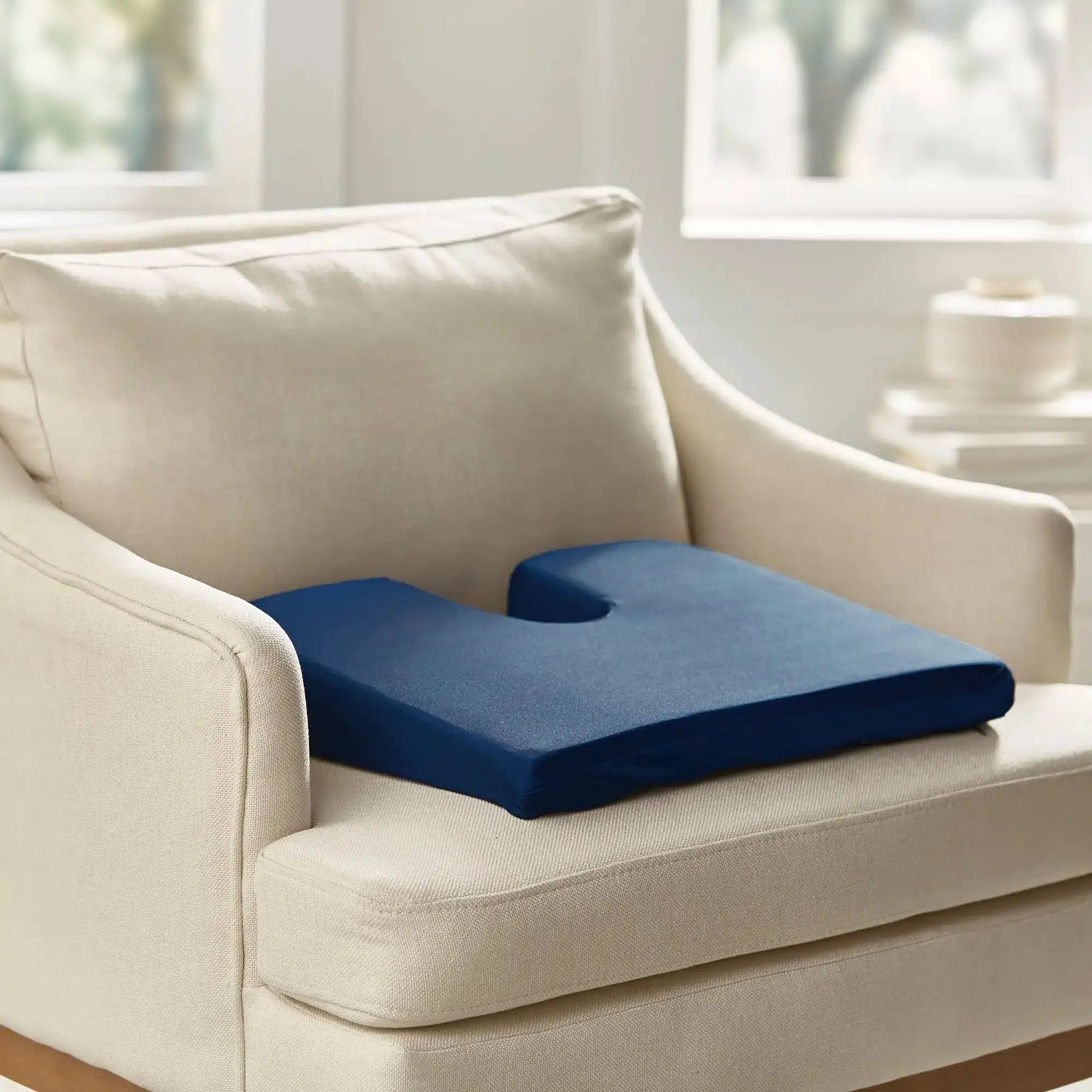 McKesson Compressed Coccyx Support Seat Cushion Foam - Image 6