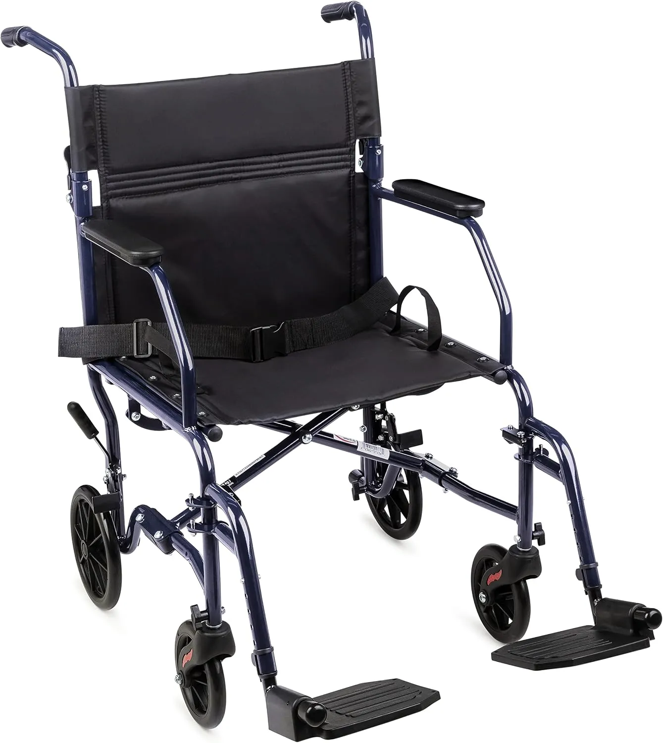 Carex Foldable Lightweight Transport Wheelchair 19″ Seat Carex Foldable Lightweight Transport Wheelchair 19″ Seat