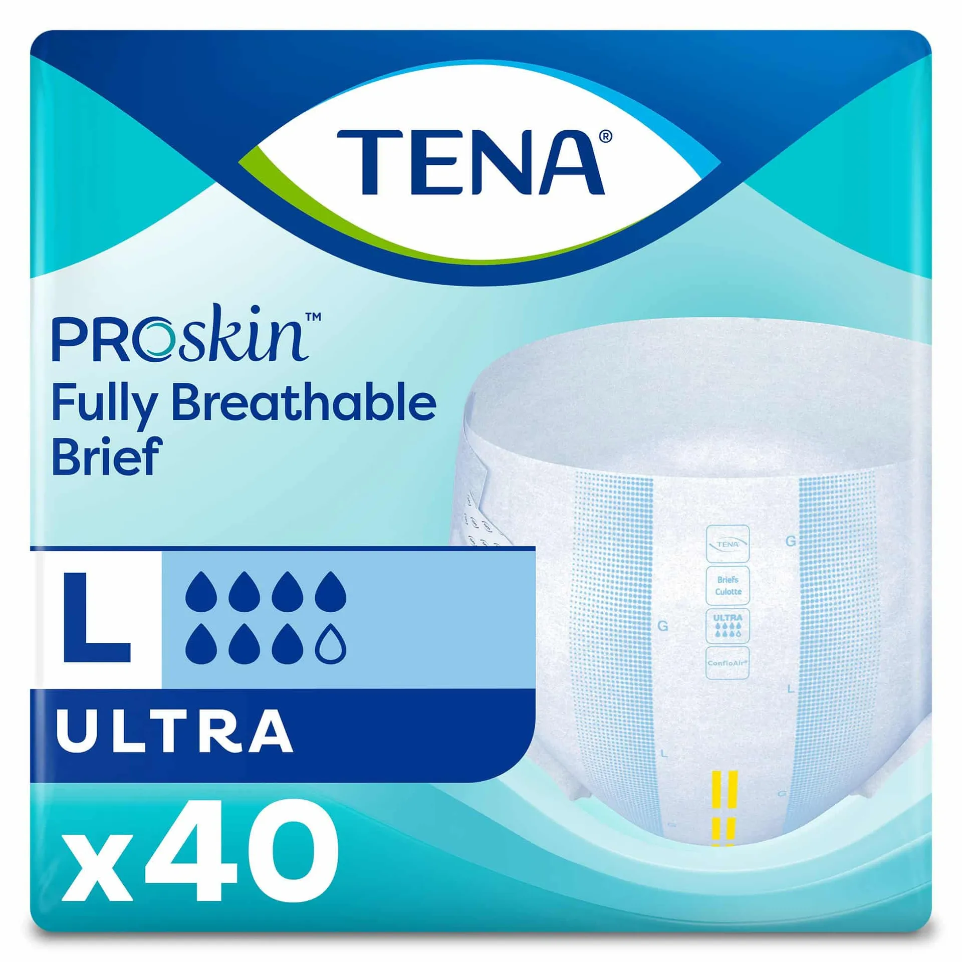 TENA ProSkin Ultra Incontinence Briefs Fully Breathable TENA ProSkin Ultra Incontinence Briefs Fully Breathable