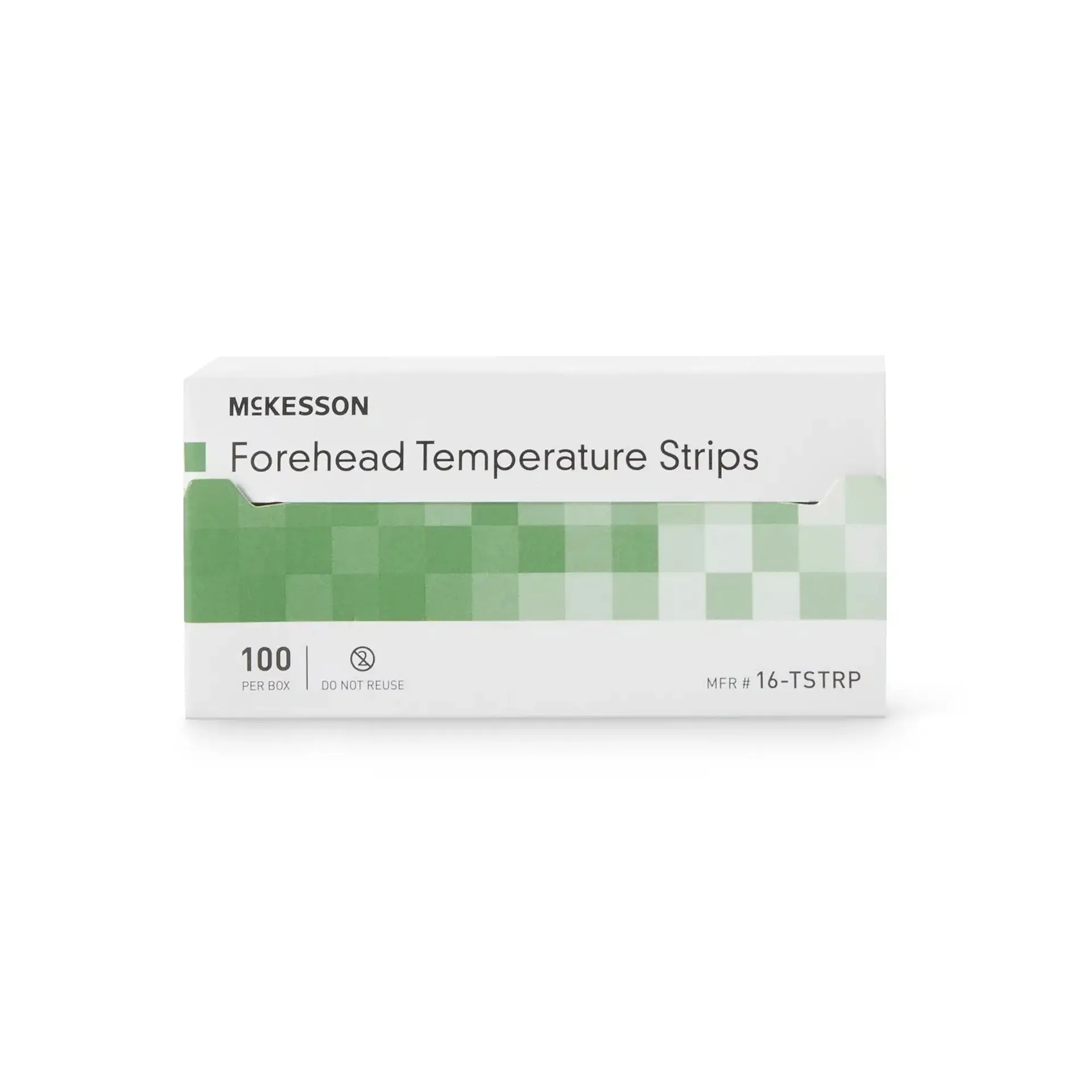 McKesson Single Patient Skin Forehead Temperature Strip - Image 2