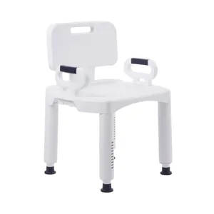 McKesson Plastic Bath Bench With Removable Back & Arm Rails McKesson Plastic Bath Bench With Removable Back & Arm Rails