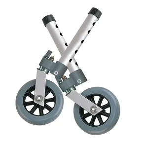 Drive Medical Swivel Lock Walker Wheels, 5″, 1 Pair Drive Medical Swivel Lock Walker Wheels, 5″, 1 Pair