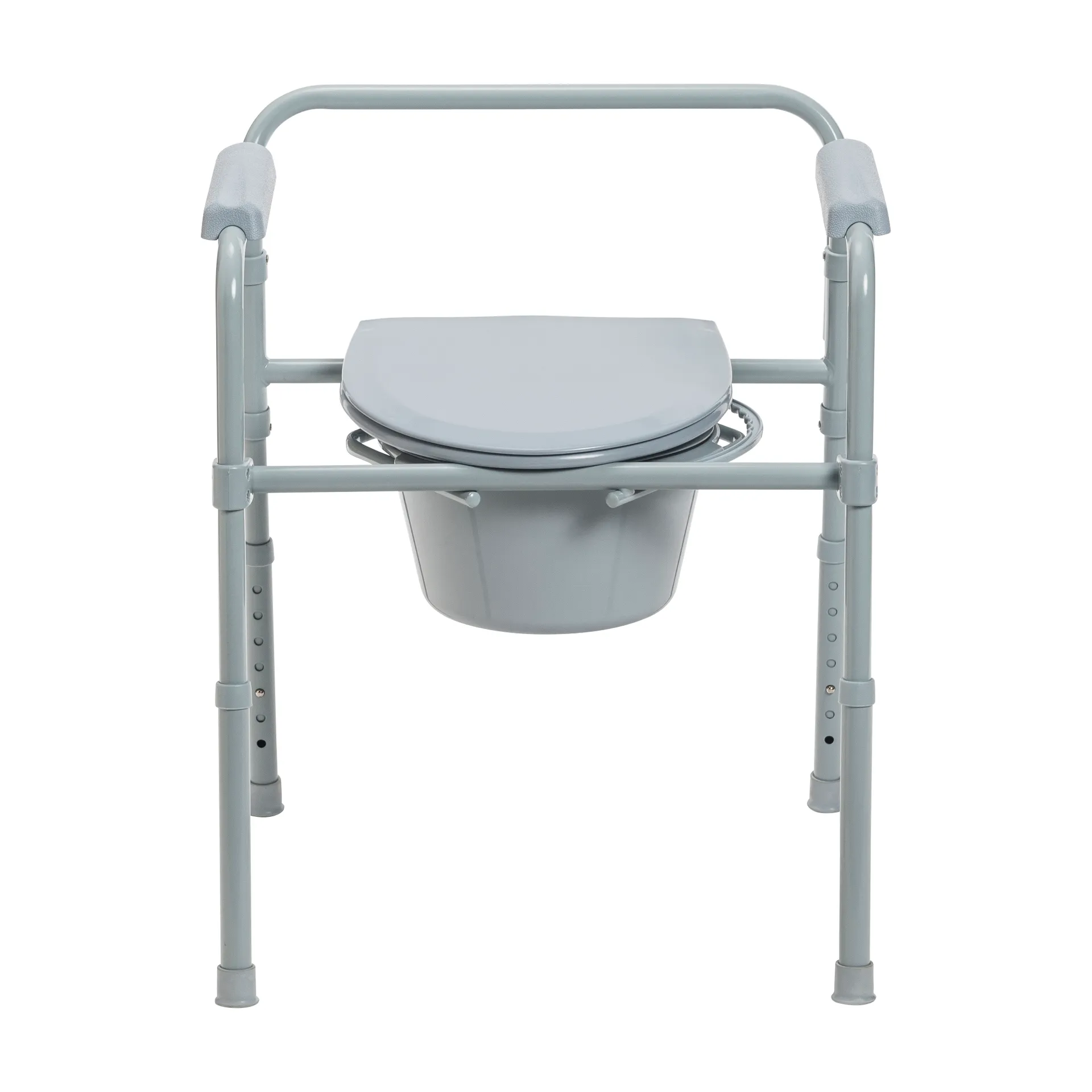Drive Medical PreserveTech Steel Folding Bedside Commode - Image 3