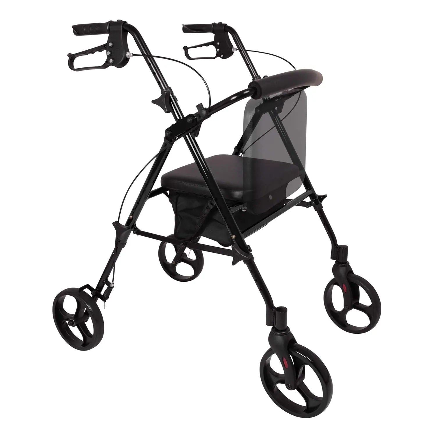 ProBasics Aluminum Height Adjustable Rollator with 8" Wheels - Image 4