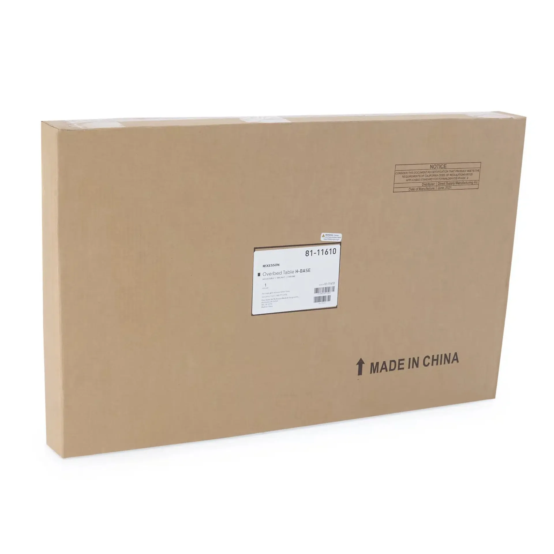 McKesson Overbed Table, Non-Tilt, Spring-Assisted Lift - Image 5