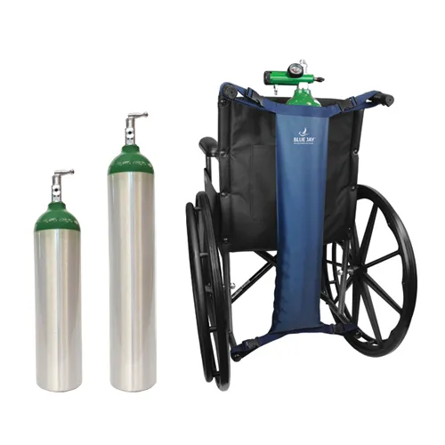HOLD MY TANK Wheelchair Oxygen Cylinder Navy Bag by Blue Jay - Image 2