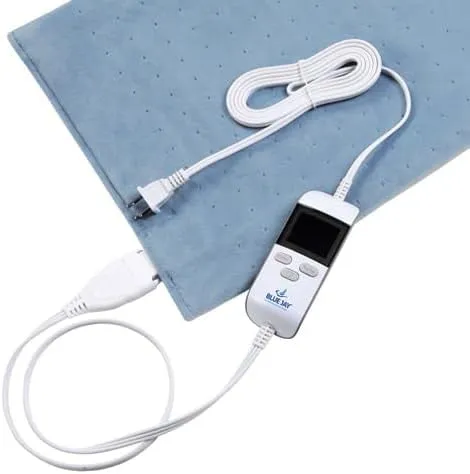 Blue Jay HEAT IT UP Rapid Heat Heating Pad 12″x24″, Washable with Controller & Timer Blue Jay HEAT IT UP Rapid Heat Heating Pad 12″x24″, Washable with Controller & Timer