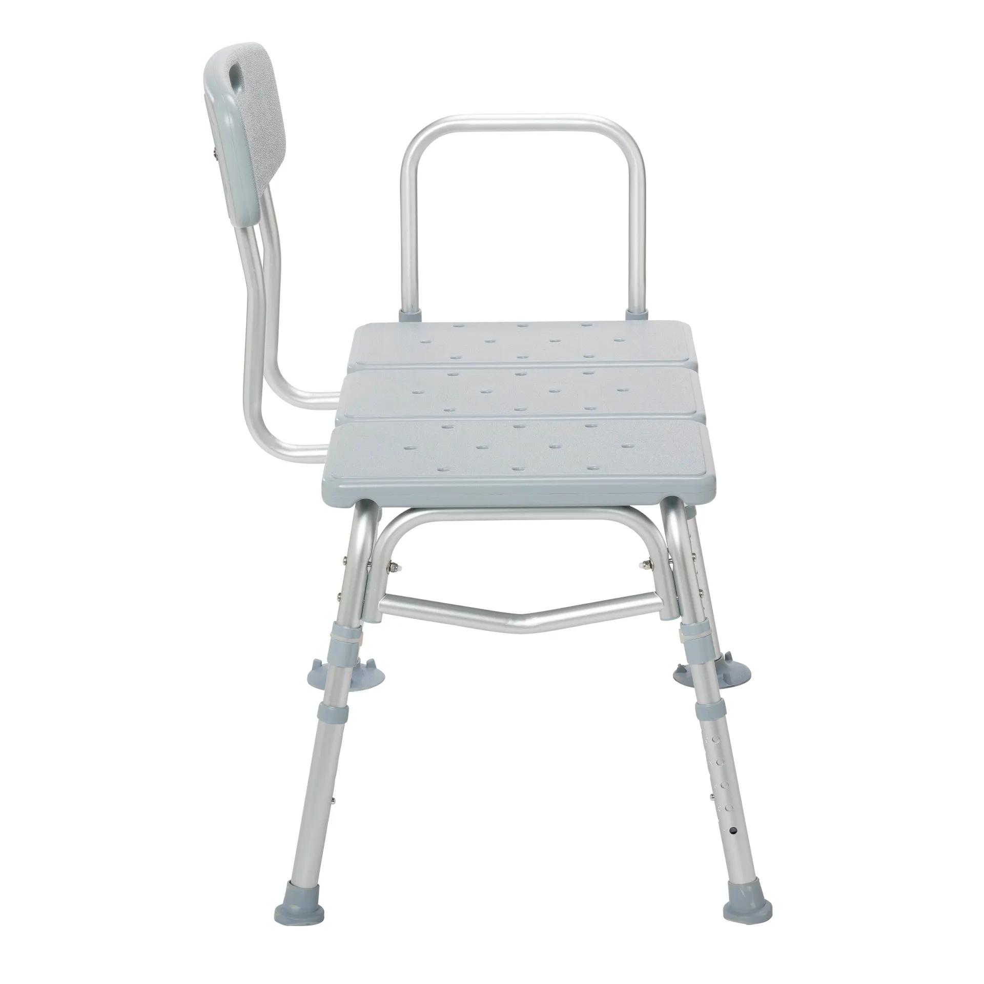 Drive Medical Plastic Tub Transfer Bench with Adjustable Backrest - Image 5