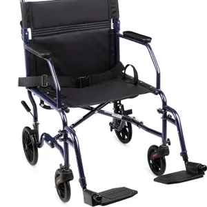 Carex Foldable Lightweight Transport Wheelchair 19″ Seat Carex Foldable Lightweight Transport Wheelchair 19″ Seat