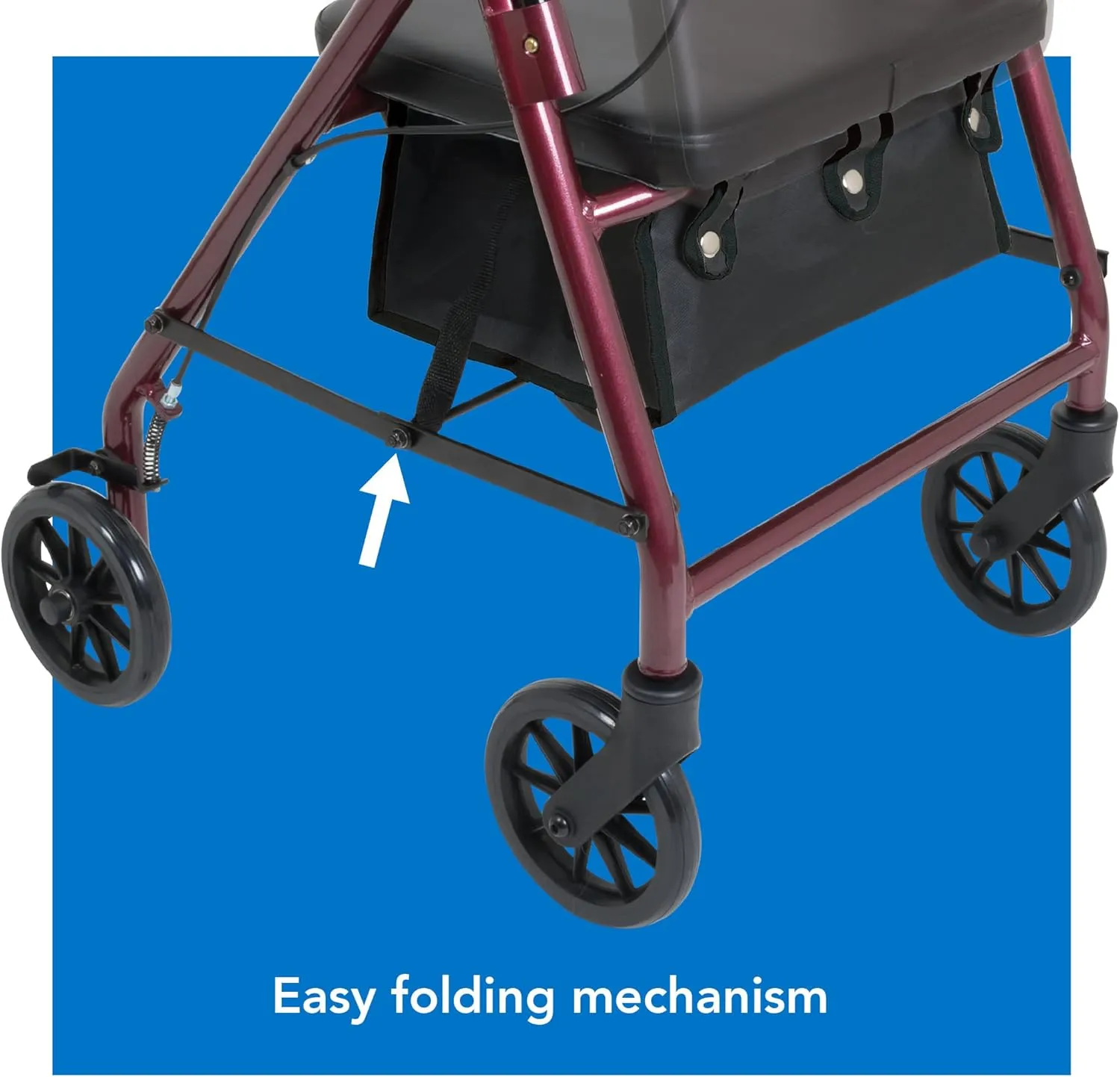 ProBasics Junior Aluminum Rollator With 6" Wheels - Image 7