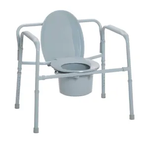 Drive Medical Heavy Duty Bariatric Folding Bedside Commode Chair Drive Medical Heavy Duty Bariatric Folding Bedside Commode Chair