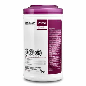 Sani-Cloth Prime Surface Disinfectant Cleaner Premoistened Germicidal Wipe, Non-Sterile Alcohol Scent Wipes X-Large Canister Sani-Cloth Prime Surface Disinfectant Cleaner Premoistened Germicidal Wipe, Non-Sterile Alcohol Scent Wipes X-Large Canister
