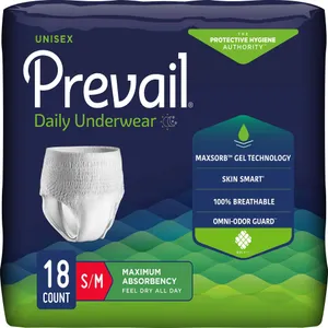 Prevail Daily Underwear Maximum Absorbency For Adults Unisex Prevail Daily Underwear Maximum Absorbency For Adults Unisex