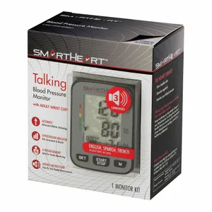 SmartHeart Premium Talking Wrist Blood Pressure Monitor Adult Cuff Nylon SmartHeart Premium Talking Wrist Blood Pressure Monitor Adult Cuff Nylon