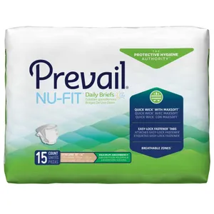 Prevail NU-FIT Daily Briefs Maximum Absorbency Unisex For Adults Prevail NU-FIT Daily Briefs Maximum Absorbency Unisex For Adults