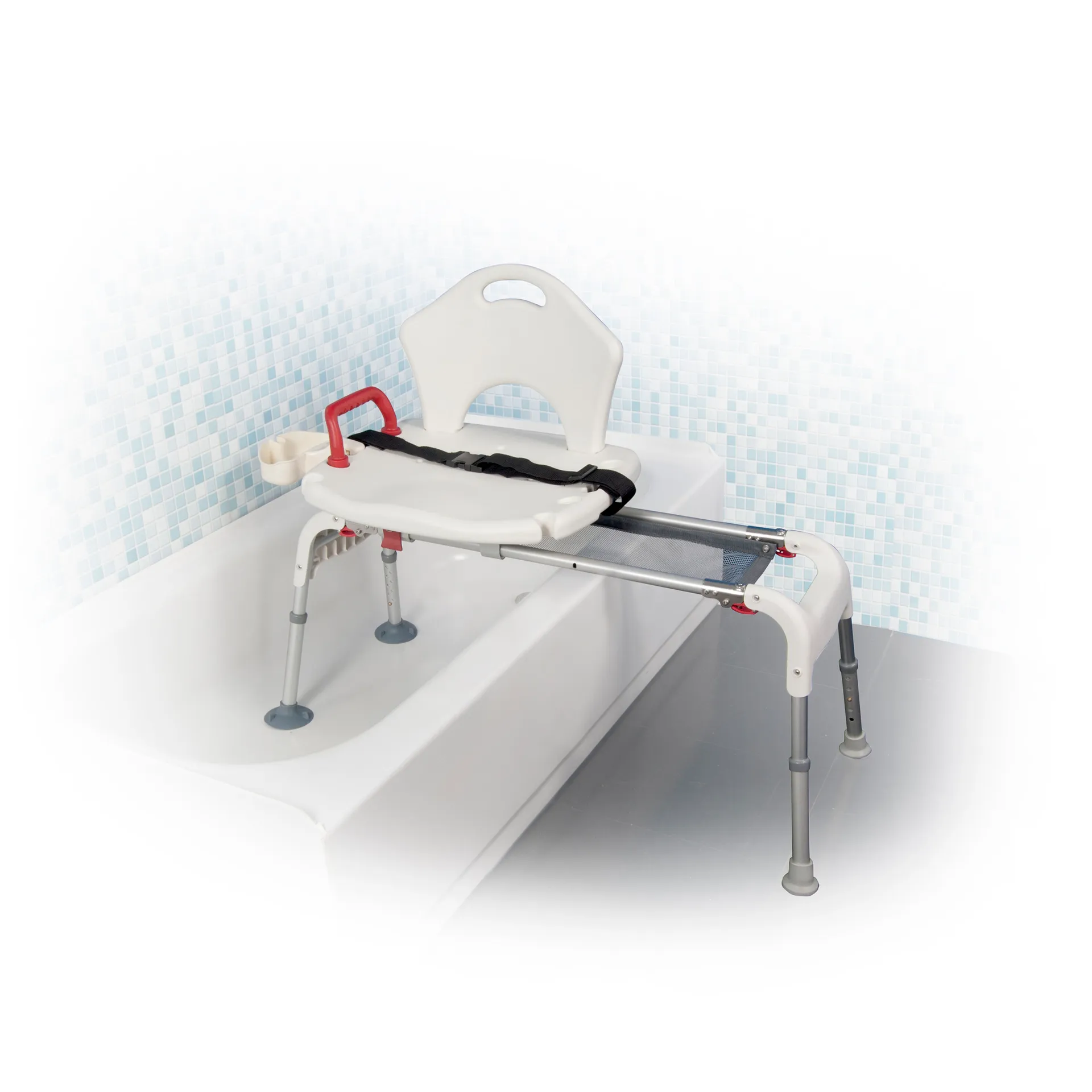 Drive Medical Folding Universal Sliding Transfer Bench - Image 6