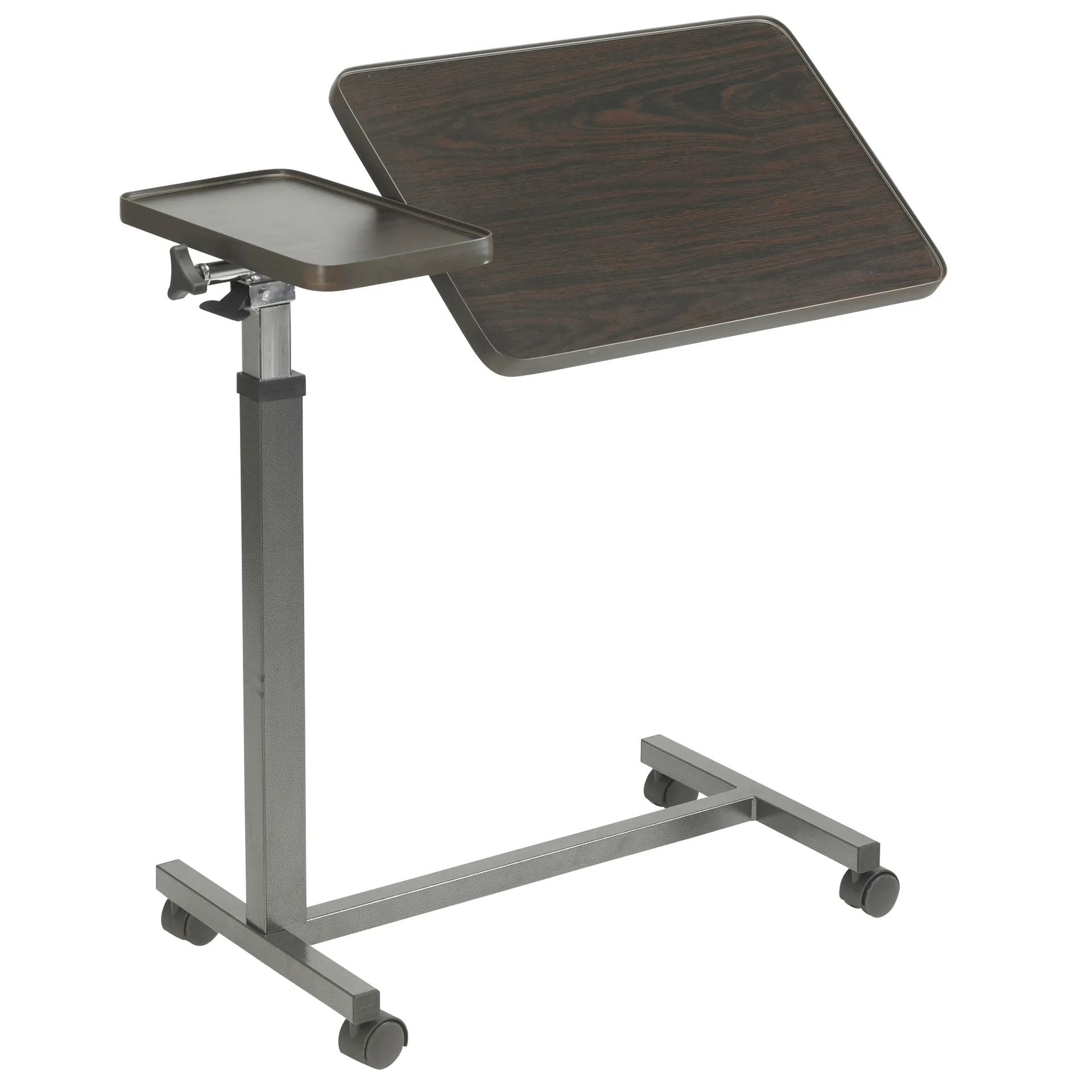 Drive Medical Multi-Purpose Tilt-Top Split Overbed Table - Image 2