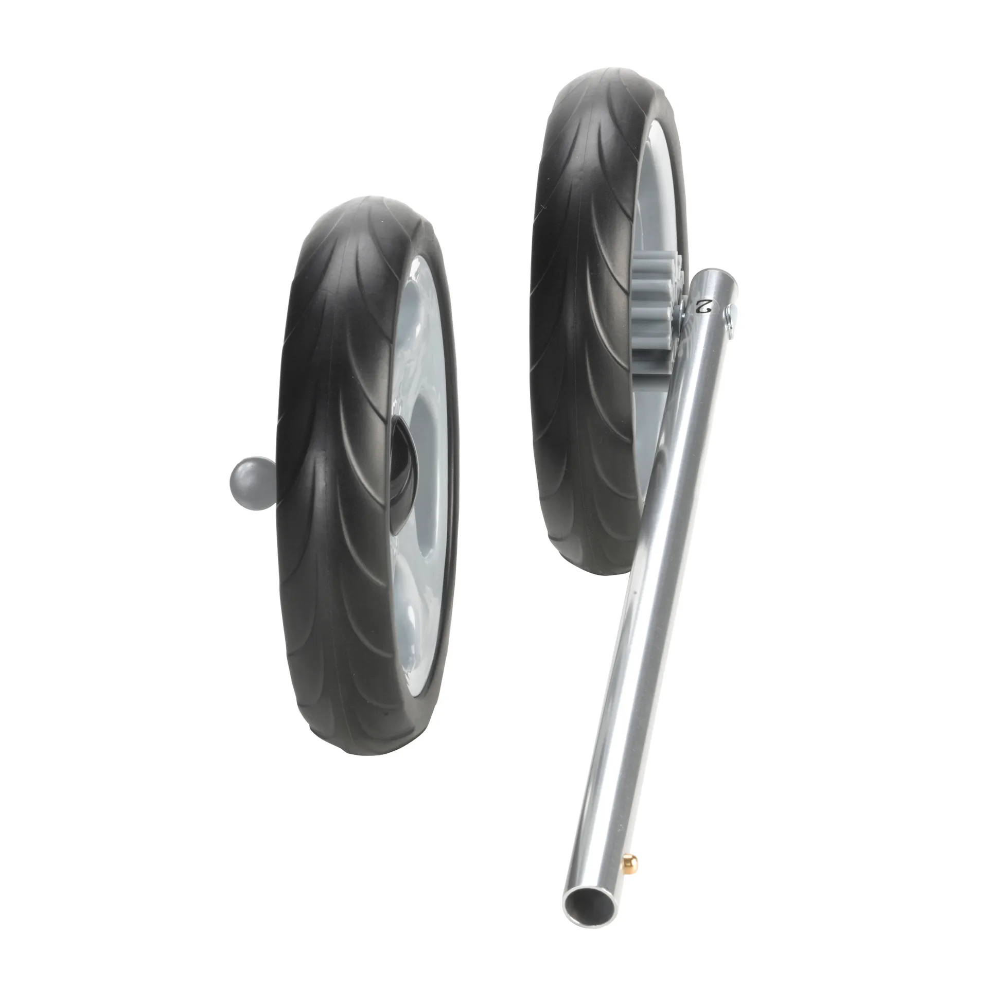 Drive Medical Nimbo Non-Swivel Front Wheels, 1 Pair - Image 2