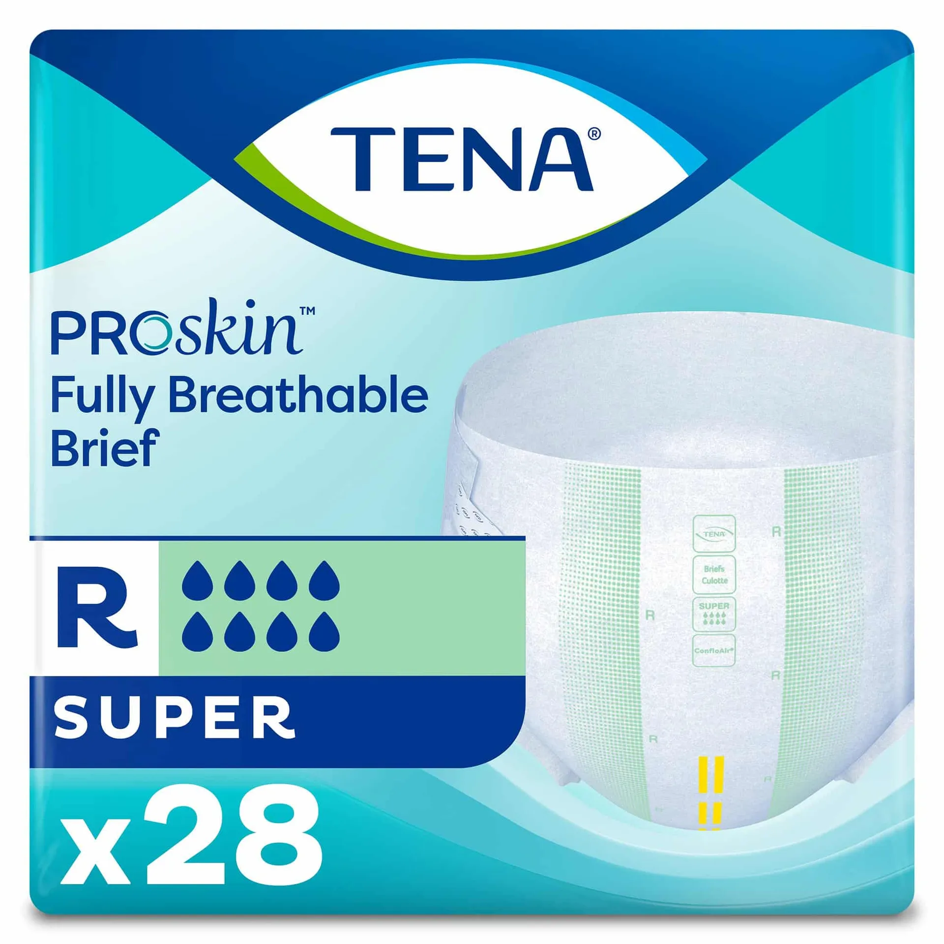 TENA Super Briefs With Maximum Absorbency Unisex TENA Super Briefs With Maximum Absorbency Unisex