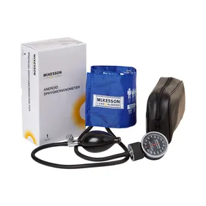 McKesson LUMEON 2-Tube Aneroid Sphygmomanometer Unit Palm Aneroid with Cuff McKesson LUMEON 2-Tube Aneroid Sphygmomanometer Unit Palm Aneroid with Cuff