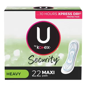 Feminine Pad U by Kotex Maxi Super Absorbency Feminine Pad U by Kotex Maxi Super Absorbency