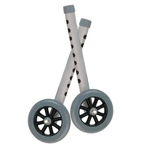 Drive Medical Extended Height Walker Wheels and Legs Combo Pack, 5″ Wheels, 1 Pair Drive Medical Extended Height Walker Wheels and Legs Combo Pack, 5″ Wheels, 1 Pair