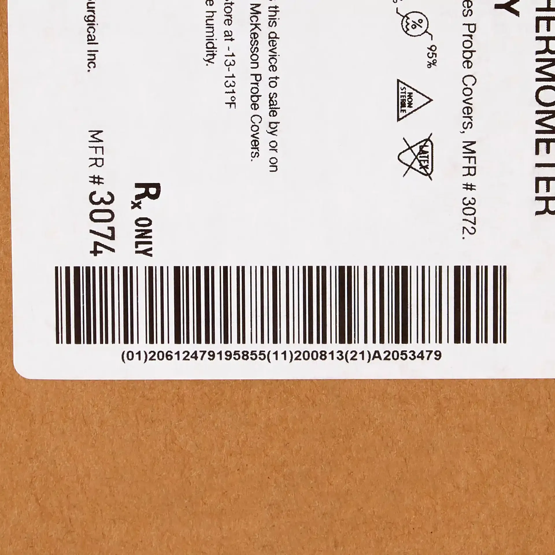 McKesson LUMEON Electronic Digital Stick Thermometer, Oral, Axillary - Image 5