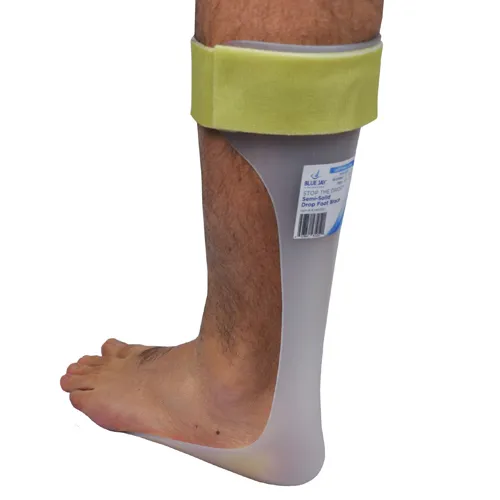 STOP THE DROP Semi-Solid Ankle Foot Orthosis Drop Foot Brace (AFO) with Velcro Strap by Blue Jay STOP THE DROP Semi-Solid Ankle Foot Orthosis Drop Foot Brace (AFO) with Velcro Strap by Blue Jay