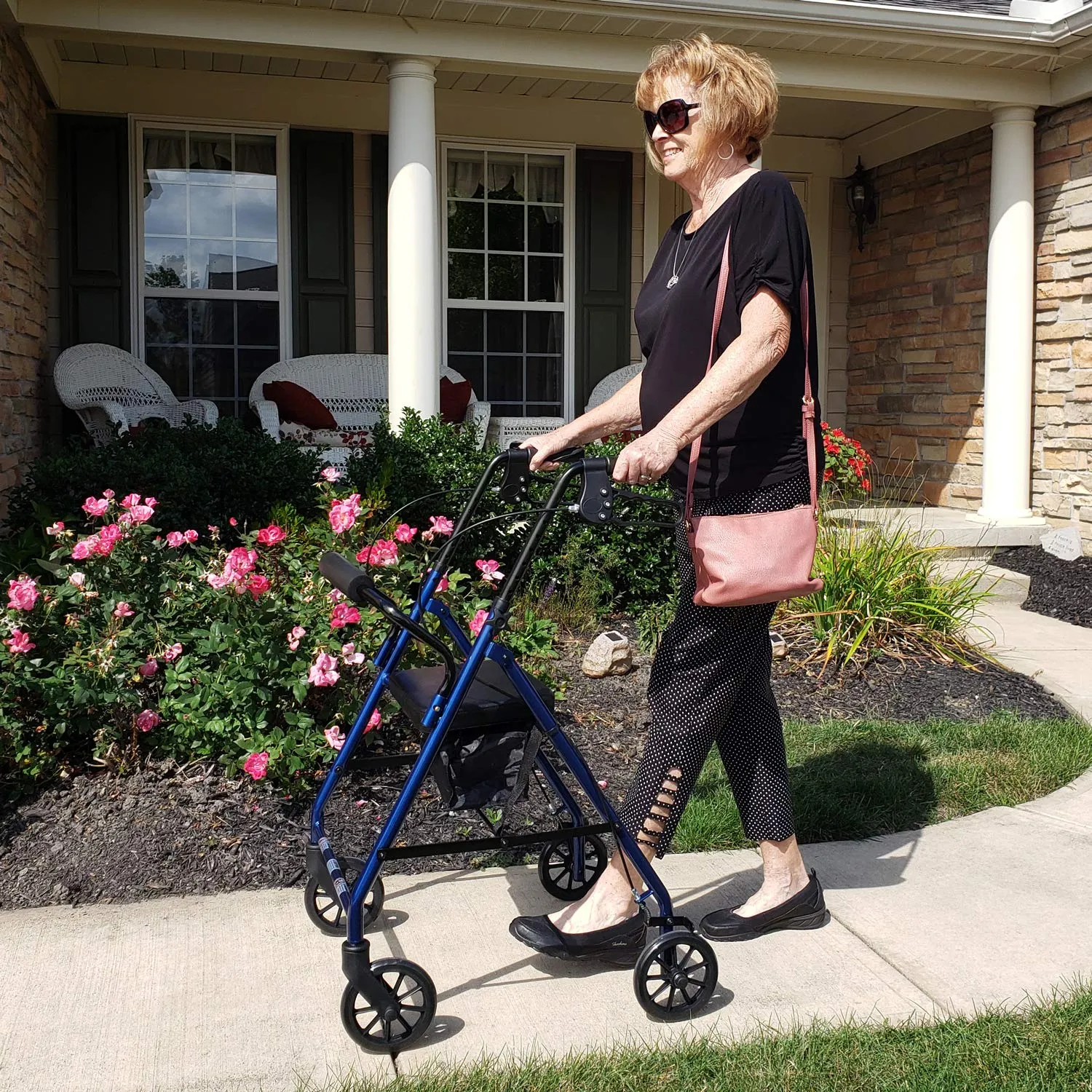 ProBasics Standard Aluminum Rollator with 6" Wheels - Image 7