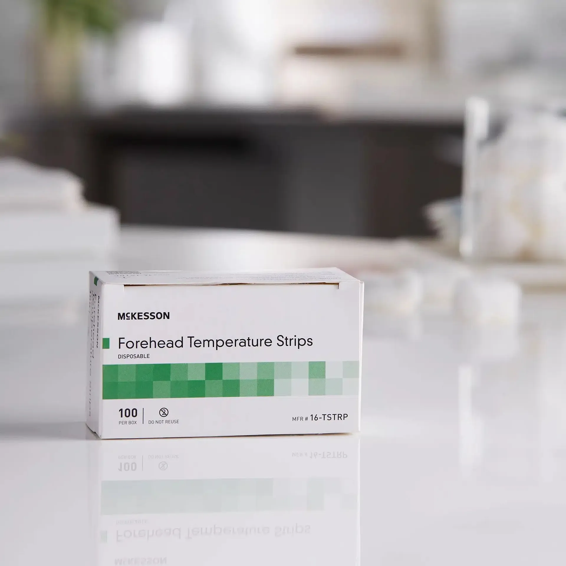 McKesson Single Patient Skin Forehead Temperature Strip - Image 5