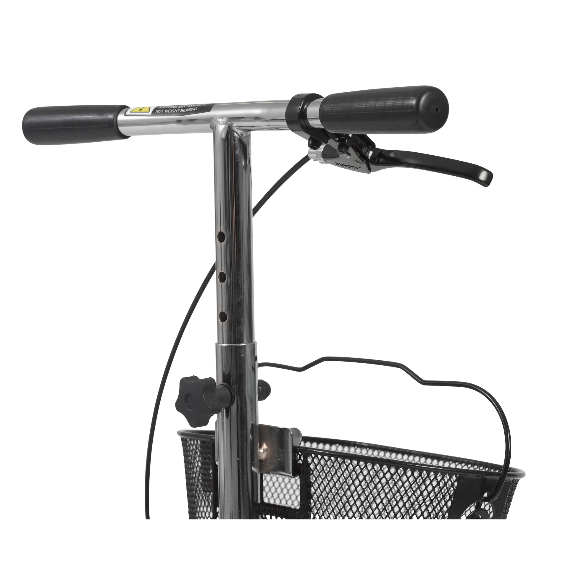 Drive Medical Dual Pad Steerable Knee Walker Knee Scooter with Basket, Alternative to Crutches - Image 3