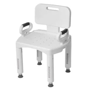 Drive Medical Premium Series Shower Chair with Back and Arms Drive Medical Premium Series Shower Chair with Back and Arms