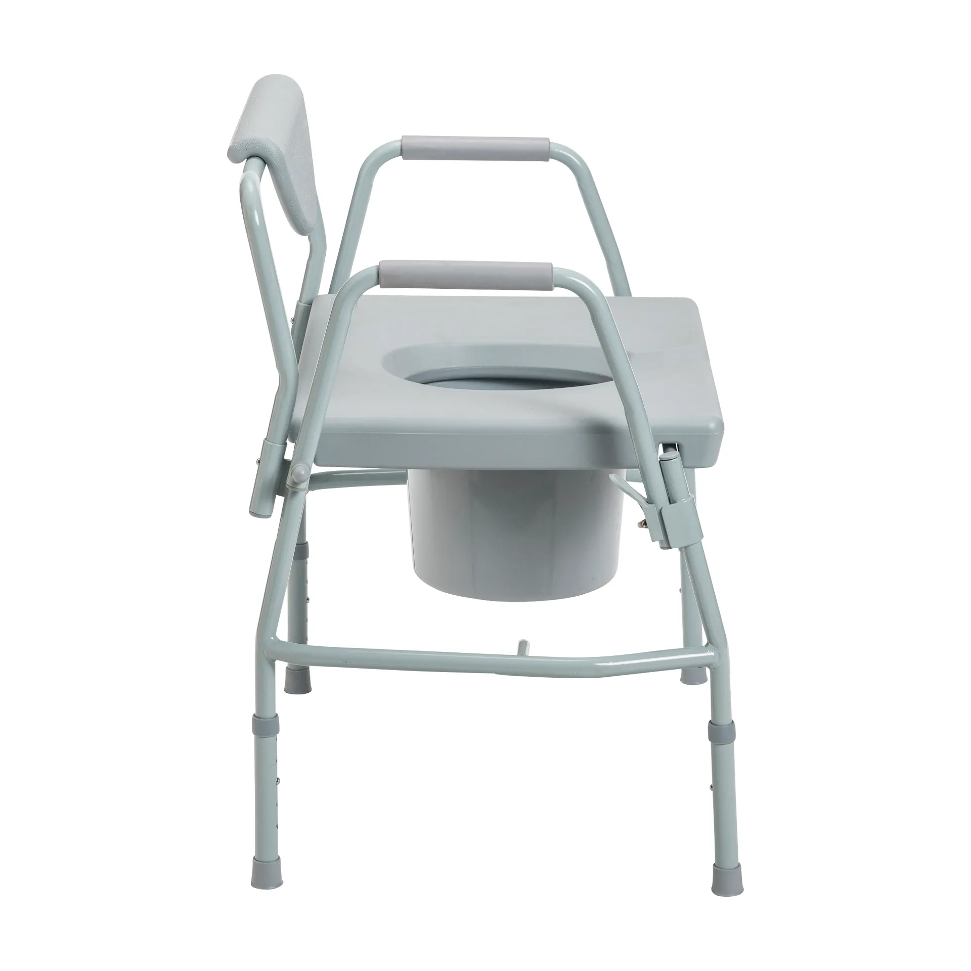 Drive Medical Bariatric Drop Arm Bedside Commode Chair - Image 5