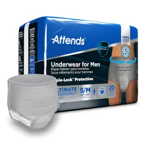 Attends Discreet Men’s Underwear, Ultimate Absorbency Attends Discreet Men’s Underwear, Ultimate Absorbency