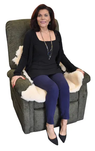 SOFT & PLUSH Real Natural Sheepskin Large Pad by Blue Jay - Image 2