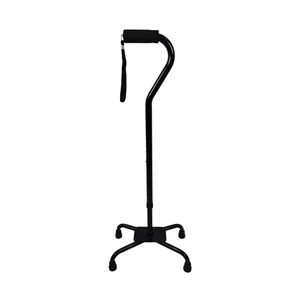 Blue Jay Offset Handle Quad Cane With Soft Foam Grip and Wrist Strap Blue Jay Offset Handle Quad Cane With Soft Foam Grip and Wrist Strap