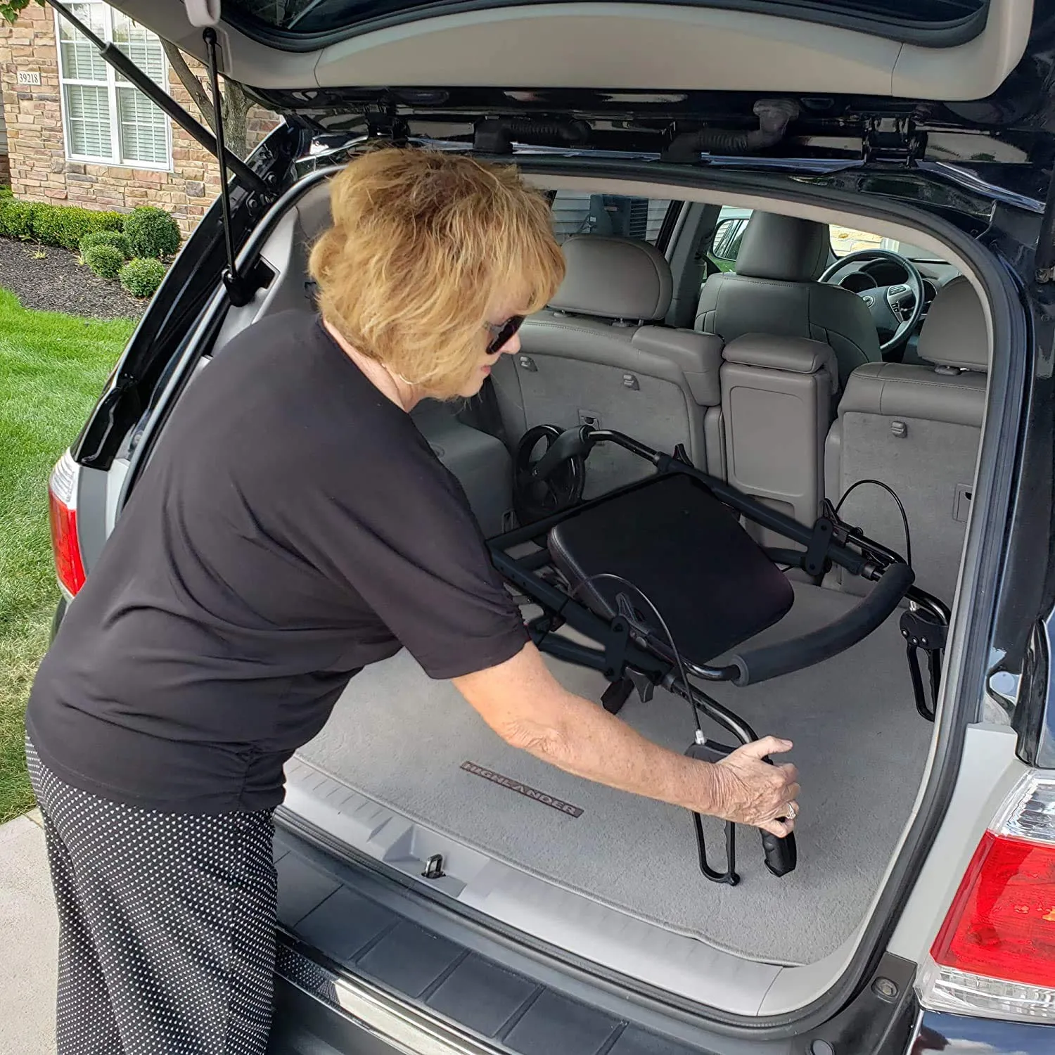ProBasics Aluminum Height Adjustable Rollator with 8" Wheels - Image 8