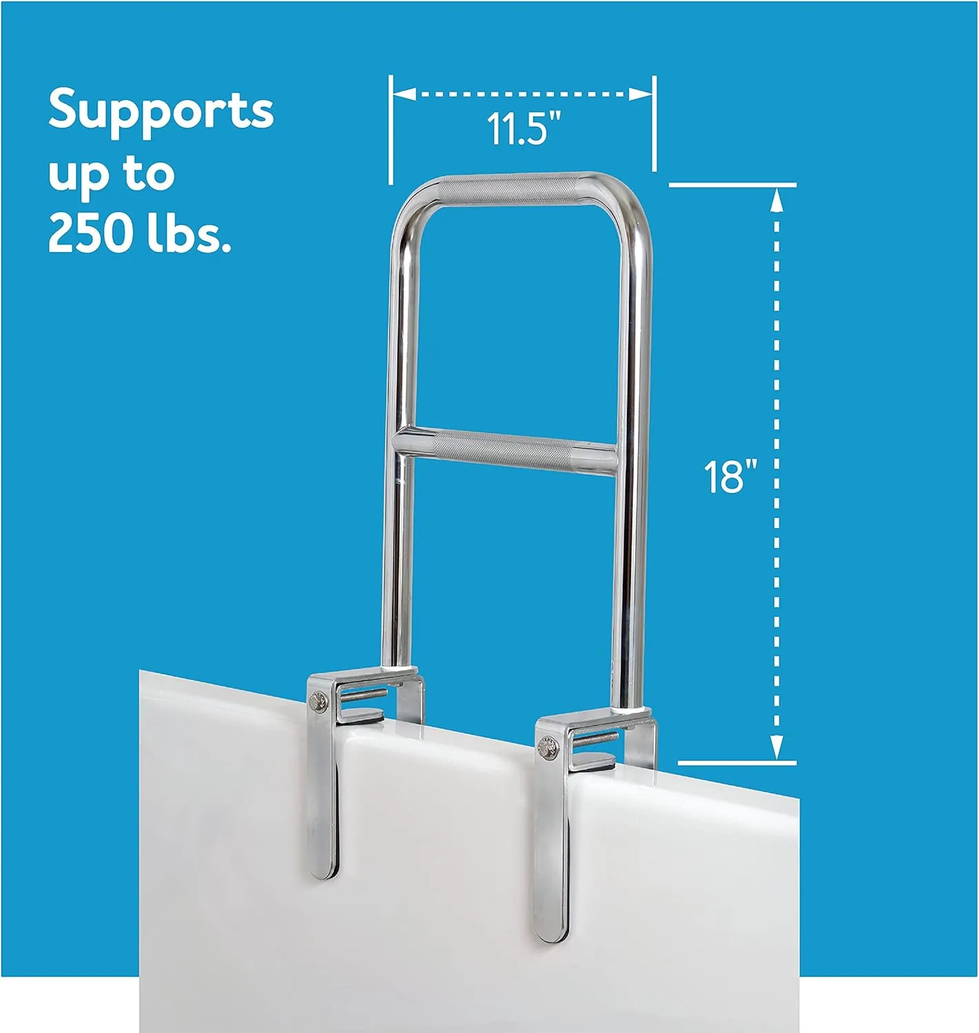 Carex Dual Level Bathtub Rail - Safe and Reliable Support for Your Bathroom - Image 5