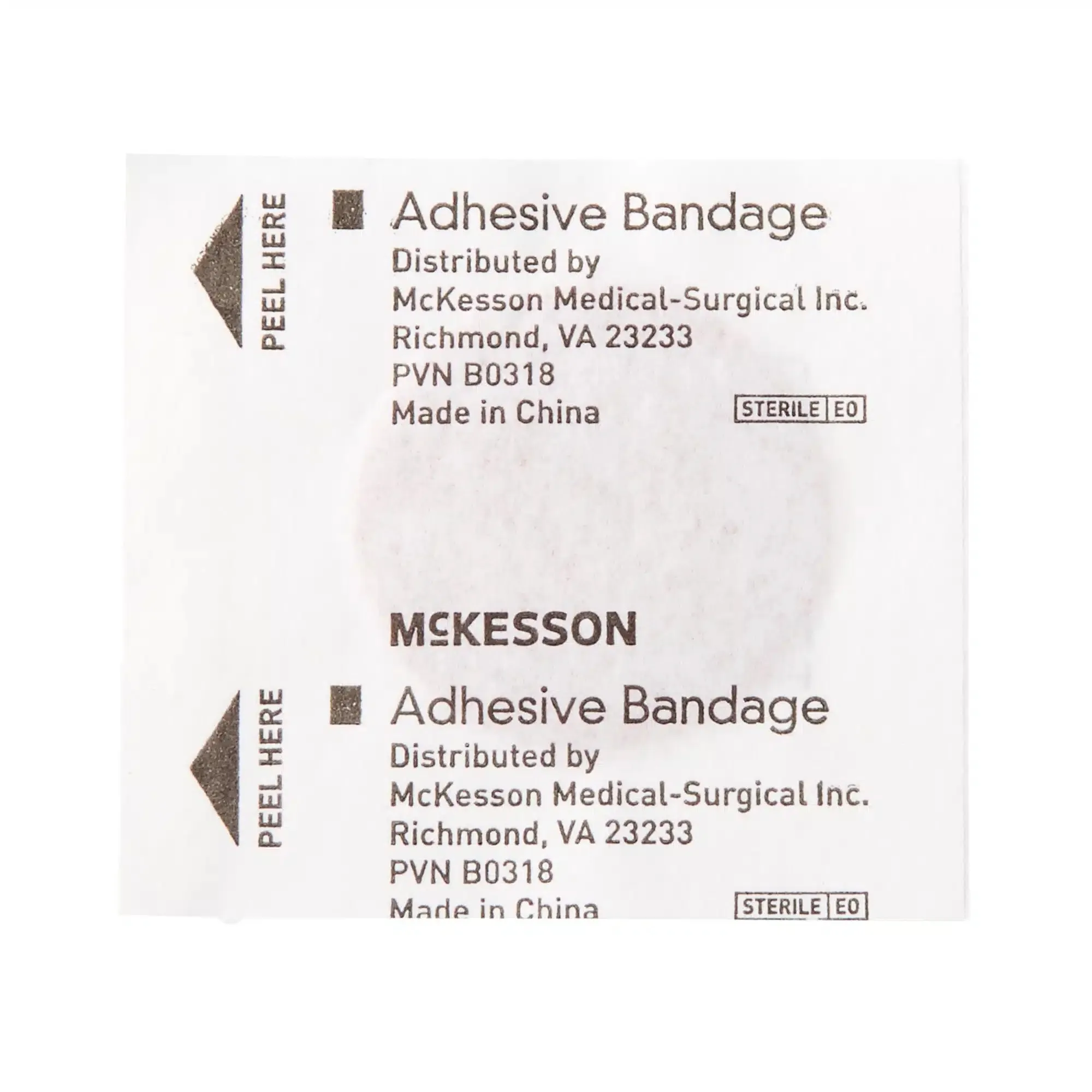McKesson Round Tan Adhesive Spot Bandage Fabric Sterile, 1 Inch - Image 5