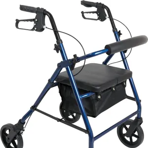 ProBasics Aluminum Deluxe Rollator With 8 ProBasics Aluminum Deluxe Rollator With 8