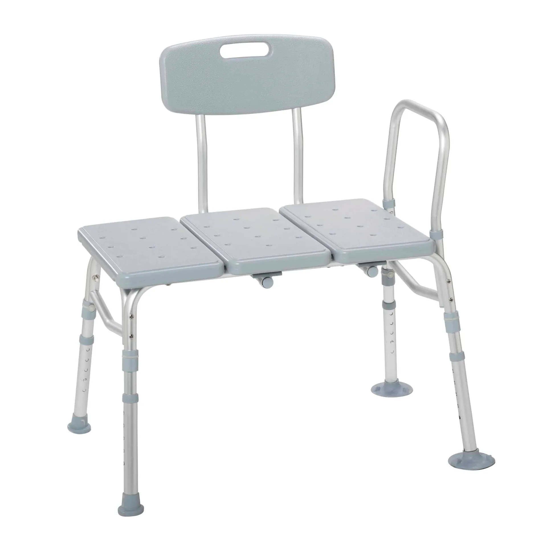 Drive Medical Plastic Tub Transfer Bench with Adjustable Backrest Drive Medical Plastic Tub Transfer Bench with Adjustable Backrest